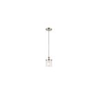 Nuvo Lighting 60-4648 Decker 1-Light Brushed Nickel Pendant