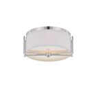 Nuvo Lighting 60-4761 Ge 2-Lights Brushed Nickel Flush Mount