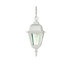 Nuvo Lighting 60-487 Briton 1-Light White Outdoor Hanging Lantern