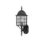 Nuvo Lighting 60-4903 Adams 1-Light Textured Black Wall Light