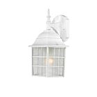 Nuvo Lighting 60-4904 Adams 1-Light White Wall Light