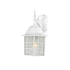 Nuvo Lighting 60-4904 Adams 1-Light White Wall Light