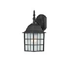 Nuvo Lighting 60-4906 Adams 1-Light Textured Black Wall Light