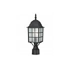 Nuvo Lighting 60-4909 Adams 1-Light Textured Black Outdoor Post Light