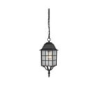 Nuvo Lighting 60-4913 Adams 1-Light Textured Black Outdoor Hanging Lantern