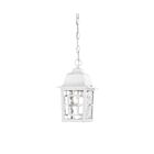 Nuvo Lighting 60-4931 Banyon 1-Light White Outdoor Hanging Lantern