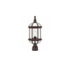 Nuvo Lighting 60-4975 Boxwood 1-Light Rustic Bronze Outdoor Post Light