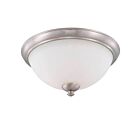 Nuvo Lighting 60-5041 Patton 3-Lights Brushed Nickel Flush Mount
