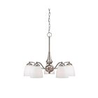 Nuvo Lighting 60-5043 Patton 5-Lights Brushed Nickel Chandelier
