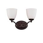 Nuvo Lighting Patton 60-5132 2-Light Prairie Bronze Vanity Light