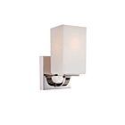 Nuvo Lighting 60-5181 Vista 1-Light Polished Nickel Vanity Light