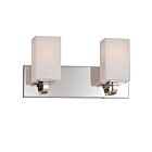Nuvo Lighting Vista 60-5182 2-Light Polished Nickel Vanity Light