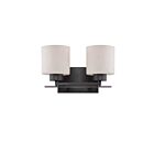 Nuvo Lighting Parallel 60-5302 2-Light Aged Bronze Vanity Light