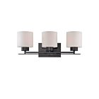Nuvo Lighting Parallel 60-5303 3-Light Aged Bronze Vanity Light