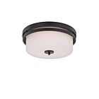 Nuvo Lighting 60-5307 Parallel 3-Lights Aged Bronze Flush Mount