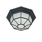 Nuvo Lighting 60-536 1-Light Textured Black Caged Outdoor Light
