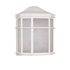 Nuvo Lighting 60-537 1-Light White Outdoor Wall Light