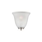 Nuvo Lighting 60-5377 Empire 1-Light Brushed Nickel Vanity Light