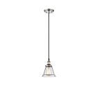 Nuvo Lighting 60-5402 Vintage 1-Light Polished Nickel Pendant 