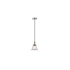 Nuvo Lighting 60-5402 Vintage 1-Light Polished Nickel Pendant 