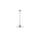 Nuvo Lighting 60-5406 Vintage 1-Light Polished Nickel Pendant