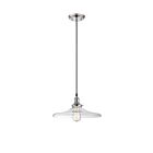 Nuvo Lighting 60-5407 Vintage 1-Light Polished Nickel Pendant