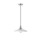 Nuvo Lighting 60-5408 Vintage 1-Light Polished Nickel Pendant