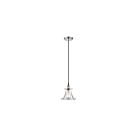 Nuvo Lighting 60-5411 Vintage 1-Light Polished Nickel Pendant