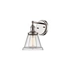 Nuvo Lighting 60-5412 Vintage 1-Light Polished Nickel Vanity Light