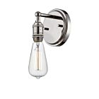 Nuvo Lighting Vintage 60-5415 1-Light Polished Nickel Vanity Light