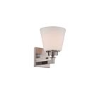 Nuvo Lighting 60-5451 Mobili 1-Light Brushed Nickel Vanity Light