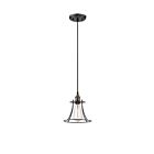Nuvo Lighting 60-5511 Vintage 1-Light Rustic Bronze Caged Pendant 