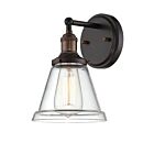 Nuvo Lighting Vintage 60-5512 1-Light Rustic Bronze Vanity Light