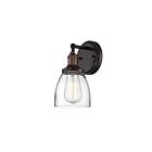Nuvo Lighting 60-5514 Vintage 1-Light Rustic Bronze Vanity Light