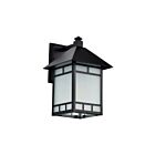 Nuvo Lighting 60-5602 Drexel 1-Light Stone Black Outdoor Wall Light