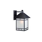 Nuvo Lighting 60-5603 Drexel 1-Light Stone Black Outdoor Wall Light