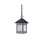 Nuvo Lighting 60-5604 Drexel 1-Light Stone Black Outdoor Hanging Lantern
