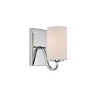 Nuvo Lighting 60-5801 Willow 1-Light Polished Nickel Vanity Light