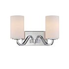 Nuvo Lighting Willow 60-5802 2-Light Polished Nickel Vanity Light