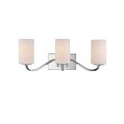 Nuvo Lighting Willow 60-5803 3-Light Polished Nickel Vanity Light
