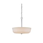 Nuvo Lighting 60-5807 Willow 4-Lights Polished Nickel Pendant