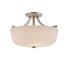 Nuvo Lighting 60-5826 Laguna 2-Lights Brushed Nickel Flush Mount