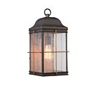 Nuvo Lighting 60-5833 Howell 1-Light Bronze with Copper Accents Finish Outdoor Wall Light