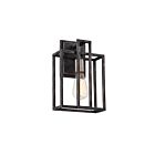 Nuvo Lighting 60-5856 Lake 1-Light Iron Black with Brushed Nickel Accents Vanity Light