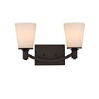 Nuvo Lighting Laguna 60-5922 2-Light Forest Bronze Vanity Light