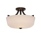 Nuvo Lighting 60-5926 Laguna Forest Bronzel Flush Mount