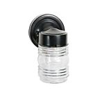 Nuvo Lighting 60-6111 1-Light 60W Black Outdoor Porch Wall Lantern