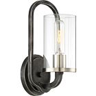 Nuvo Lighting Sherwood 60-6121 1-Light Iron Black Vanity Light