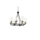 Nuvo Lighting Sherwood 60-6128 8-Lights Iron Black Chandelier