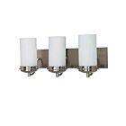Nuvo Lighting Polaris 60-613 3-Light Brushed Nickel Vanity Light